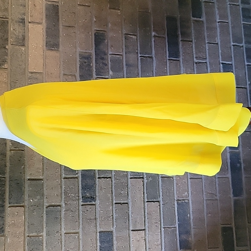 Zara Vneck, sunflower yellow blouse, size L - Picture 5 of 14
